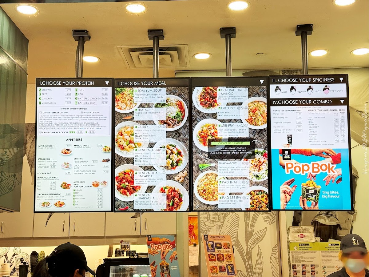 Menu Thai Express Restaurant Edmonton-1